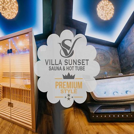 Villa Sunset Pool & Spa Apartments Zgornje Skofije Luaran gambar
